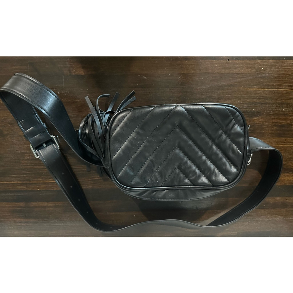 Women's Black Crossbody Bag Small - Picture 2 of 5